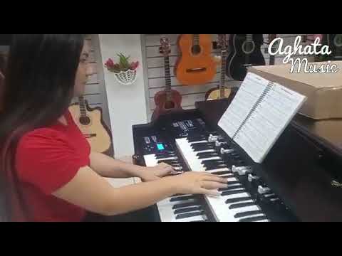 Órgão eletrônico Digital Acordes Vintage AC900! Modelo móvel estilo Hammond