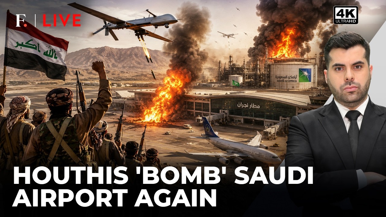Houthis 'Attack' Saudi Airport, Aramco Site Amid Bab Al-Mandeb Threat | Firstpost Live | 4K