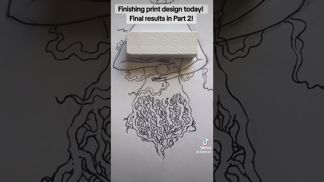 New Print Design- Elk Lady Pt. 1 #art #drawing #micronpen #fantasyart #lady #elk #design #print