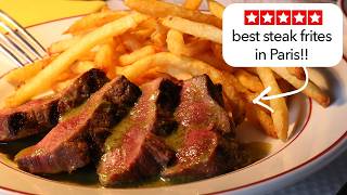 Tested 5 BEST STEAK FRITES Restaurants in Paris (Found the BEST!)