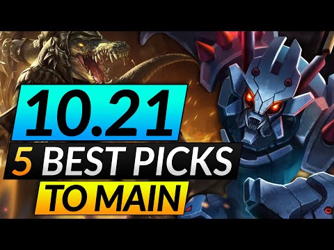 5 BEST CHAMPIONS to MAIN to ESCAPE ELO HELL - 10.21 NEW Meta Picks and Tips | LoL Pro Guide