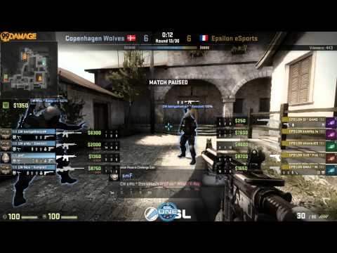 ESL One Cologne 2014 European Finals - UB Vorrunde   Epsilon eSports vs. Copenhagen Wolves (de_infer