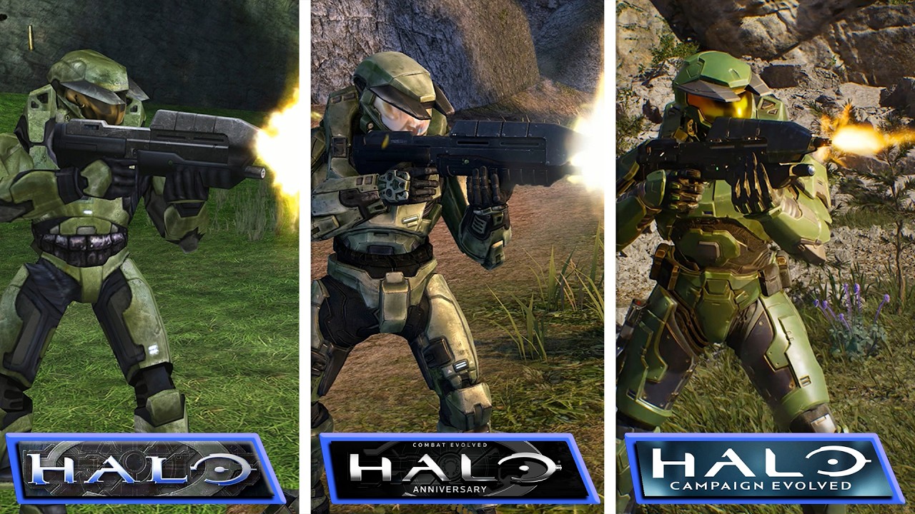 Halo Campaign Evolved | Weapons Evolution | Original - Remaster - Remake | Comparison