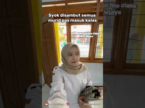 SYOK DISAMBUT SEMUA MURID PAS MASUK KELAS#shortsvideo #schoollife#gurusd#gurumuda#viralshort #fypage