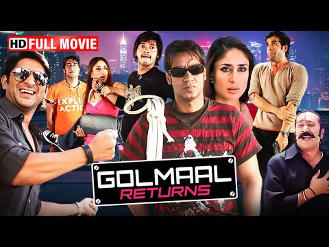Golmaal Returns Full Movie (Comedy Movie) - Ajay Devgn, Arshad Warsi, Shreyas Talpade - Hindi Movie