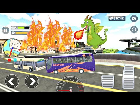 Euro coach bus city extreme driver game - Bus driving simulator - android & ios game