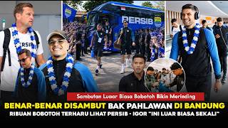 Download lagu MERINDING, DISAMBUT BAK PAHLAWAN❗Skuad Persib Disambut Bobotoh di Bandung, Igor Apresiasi Persib mp3