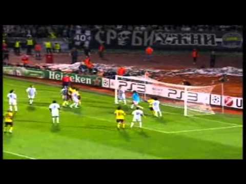 Sebastien Squillaci's First Goal For Arsenal