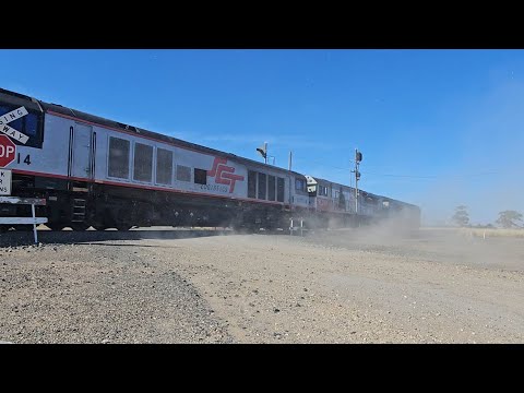 2MP9 SCT down "Dark Ghost #1" (CSR SCT CSR, 82P), Laverton to Forrestfield, 925, 16/12/25, Dooen VIC