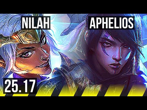 NILAH & Thresh vs APHELIOS & Lulu (ADC) | 500+ games | KR Master | 25.17