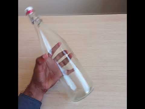 1ltr Swing Top Caps Glass Bottles