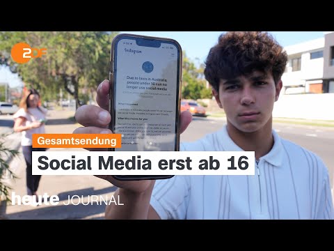 heute journal vom 10.12.2025 Social Media ab 16, Nobelpreis-Verleihung ohne Preisträgerin, Rente