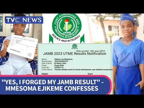 ISSUES WITH JIDE: "Yes, I forged my JAMB result" -Mmesoma Ejikeme Confesses to Anambra Panel.