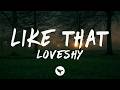 Loveshy Like That Lyrics