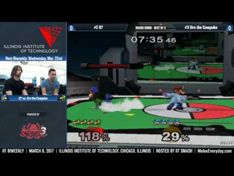 IIT Biweekly [3/8/17] - Q? (Doc) vs. Urn the Cowpoke (Falco) - SSBM - RR Bo3