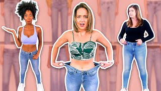 Women Try One Size Fits All Jeans?!