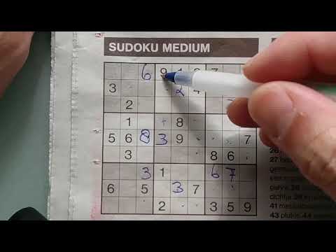 How to solve a Medium Sudoku puzzle (with a Pdf file) 03-21-2019