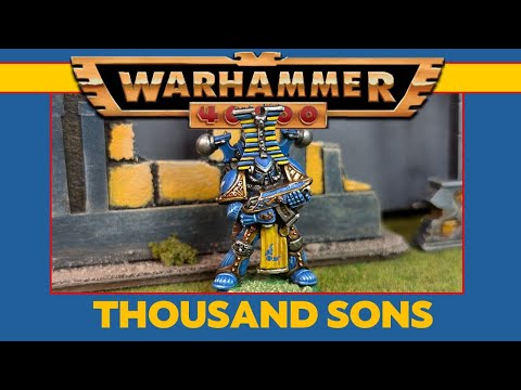 Thousand Sons Chaos Space Marines in Warhammer 40k 2nd edition
