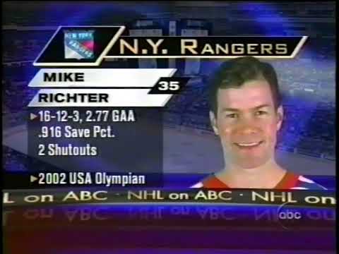 New York Rangers VS Pittsburgh Penguins 1/5/2002