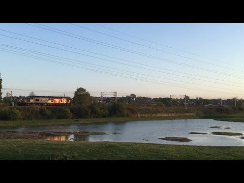Rail Operations Group 37611 thrashes north at the Cattawade with 0P37
