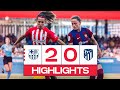 HIGHLIGHTS | Barcelona 2-0 Atlético de Madrid Femenino | Liga F