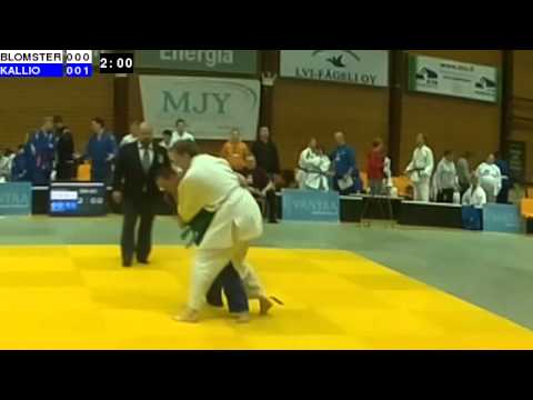 Sovelletun judon SM 2015: SM-90: BLOMSTER - KALLIO