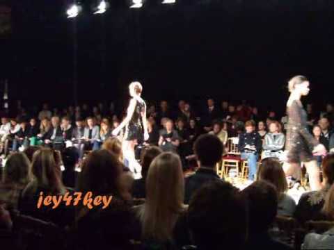 Milagros Schmoll at Michel Klein FW08 Paris