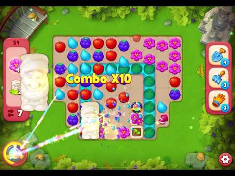 Gardenscapes Level 54 [No Boosters]