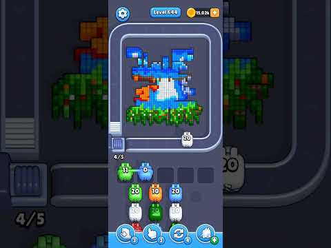 Pixel Flow Level 644 Walkthrough