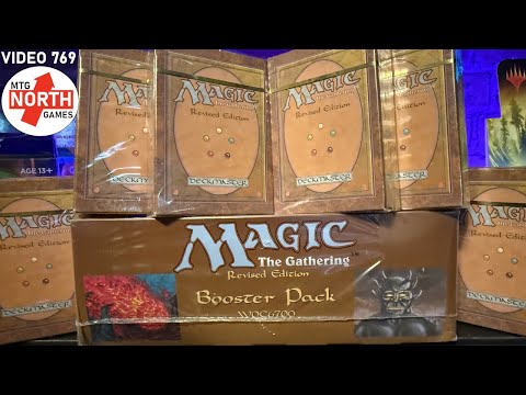 1994 MTG Revised Booster Box with Starter Decks $15000 Opening!