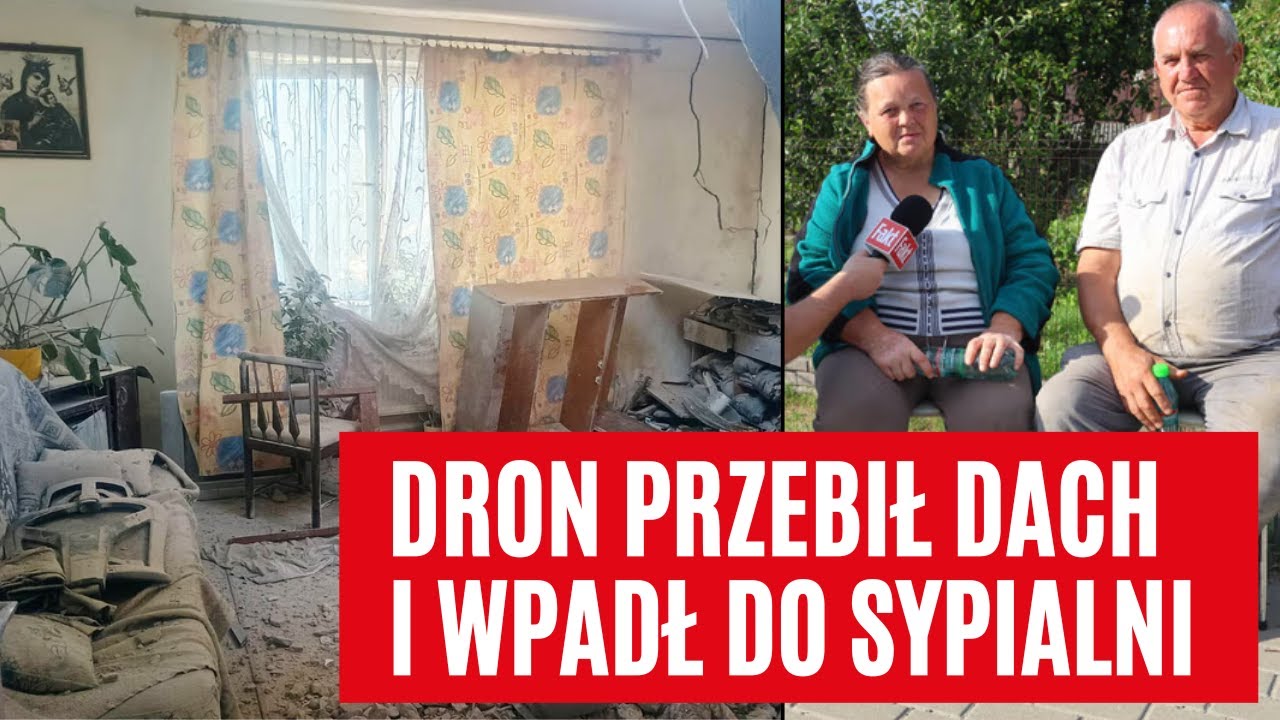 "Jedno uderzenie, huk, no i NIE MAM DOMU JUŻ". Rosyjski dron spadł na do...