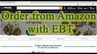How to Pay with EBT on Amazon Prime! Delivery l Step by Step l Discounts Snap Benefits Order P-EBT $