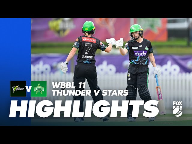 Melbourne Stars v Sydney Thunder WBBL11 | Full Match Highlights I Fox Cricket