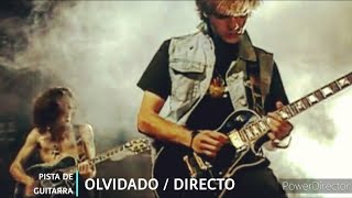 Héroes del Silencio | Olvidado (grabación en directo de la guitarra de Juan Valdivia)