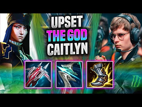 UPSET IS A GOD WITH CAITLYN! | FNC Upset Plays Caitlyn ADC vs Syndra! | Season 2022