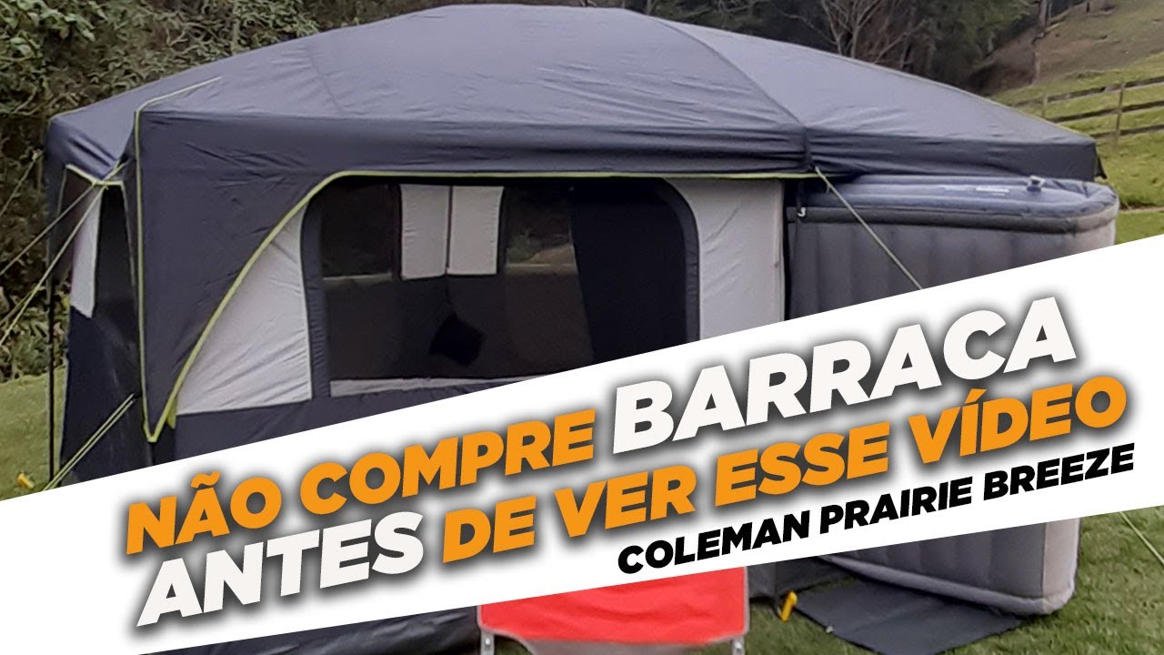 A Mais Indicada Barraca para Campismo Familiar - Coleman Prairie Breeze