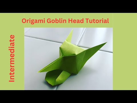 Origami Goblin Head Tutorial (Jason Schneider)