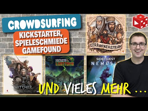 Crowdsurfing Oktober 23 Kickstarter, Gamefound, Spieleschmiede - Was ist gerade HOT?