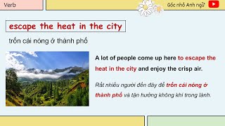 Vocabulary for IELTS - Unit 7 On the move/ Travelling II (Band 5.5 ~ 6.5+) 🔔