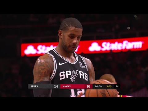 LaMarcus Aldridge Full Play 11/05/19 San Antonio Spurs vs Atlanta Hawks | Smart Highlights