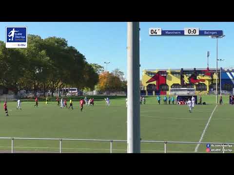 B-Junioren - 1:0 - Max Heckhoff - SV Waldhof Mannheim gegen TSG Balingen