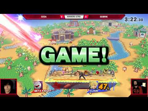 VS Weekly 10/5/17 - Winners Qtrs - D2da (Meta Knight) vs Seibrik (Cloud) - Smash 4