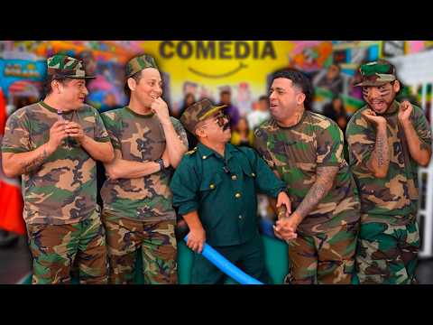 Shirley y Luigui corrompen a todos en el cuartel | La Casa de la Comedia