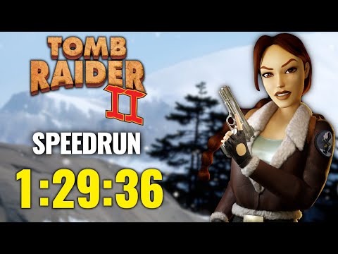 Tomb Raider 2 Remastered Glitchless Speedrun - 1:29:36