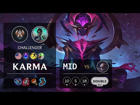 Karma Mid vs Orianna - NA Challenger Patch 10.19