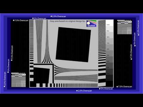 AVS HD 709 Basic Test Patterns - Color and Overscan