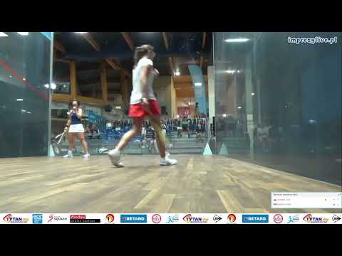 Marie Stephan - Tola Otrząsek -  ESF European Individual Closed Squash Championship 2023