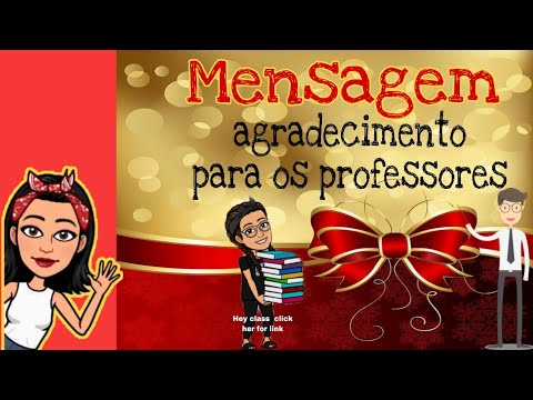 mensagem de agradecimento para professores