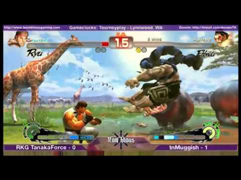 Tourneyplay March SSF4 Singles - RKG TanakaForce (RYU) vs Duggish (HON) Grand Finals 2