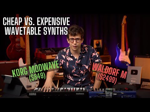 Cheap vs. Expensive Wavetable Synths: Korg Modwave vs. Waldorf M | Can You Hear a Difference?